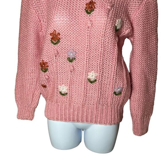 Vintage Mister Noah Pink Knit Sweater - Picture 3 of 8